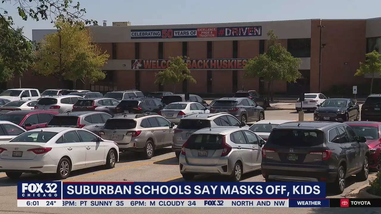 Pair of suburban school districts drop mask mandate for students