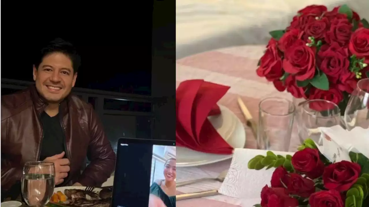 Rochelle Pangilinan and Arthur Solinap go on online Valentine's date while apart