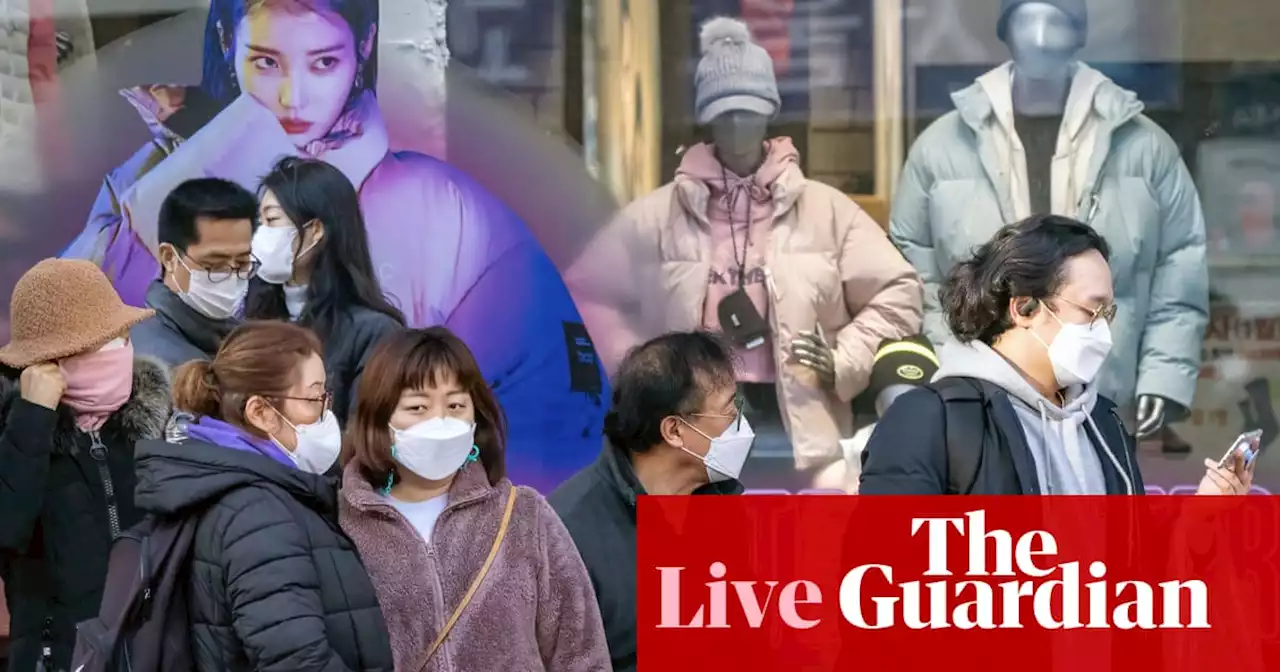 Covid live: South Korea records highest number of deaths in a month; Cook Islands reports first case of virus