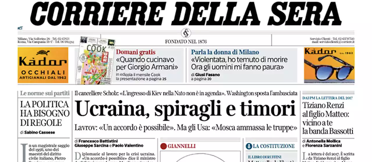 Le prime pagine di oggi - Il Post