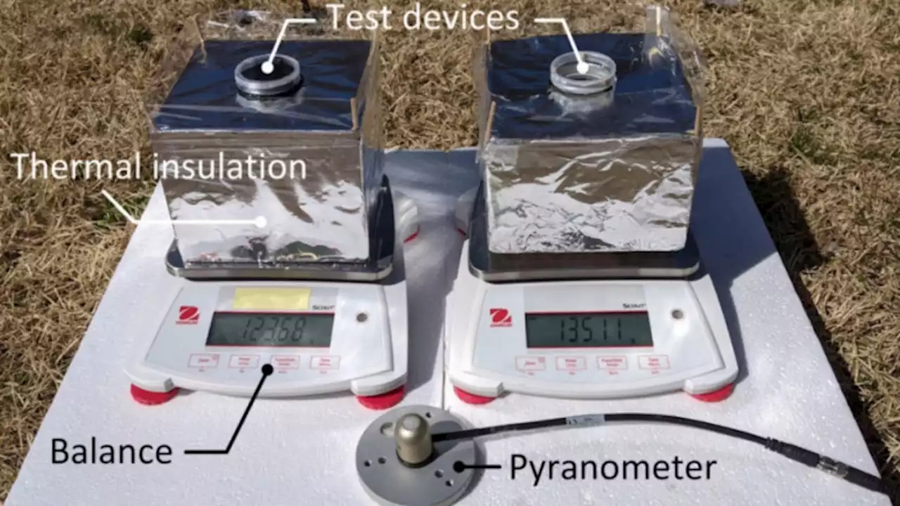 A $4 desalination system provides continuous clean drinking water for a family