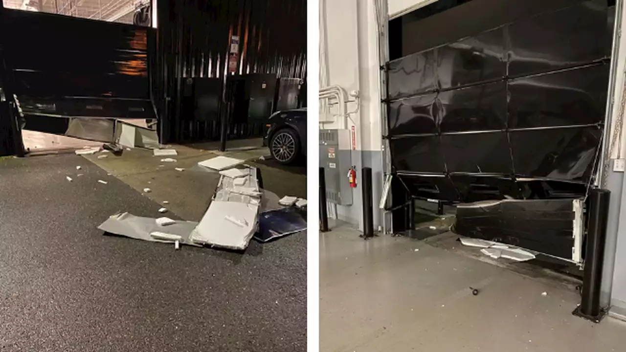 Suspects steal Porsche from Bellevue auto shop, then crash near I-405