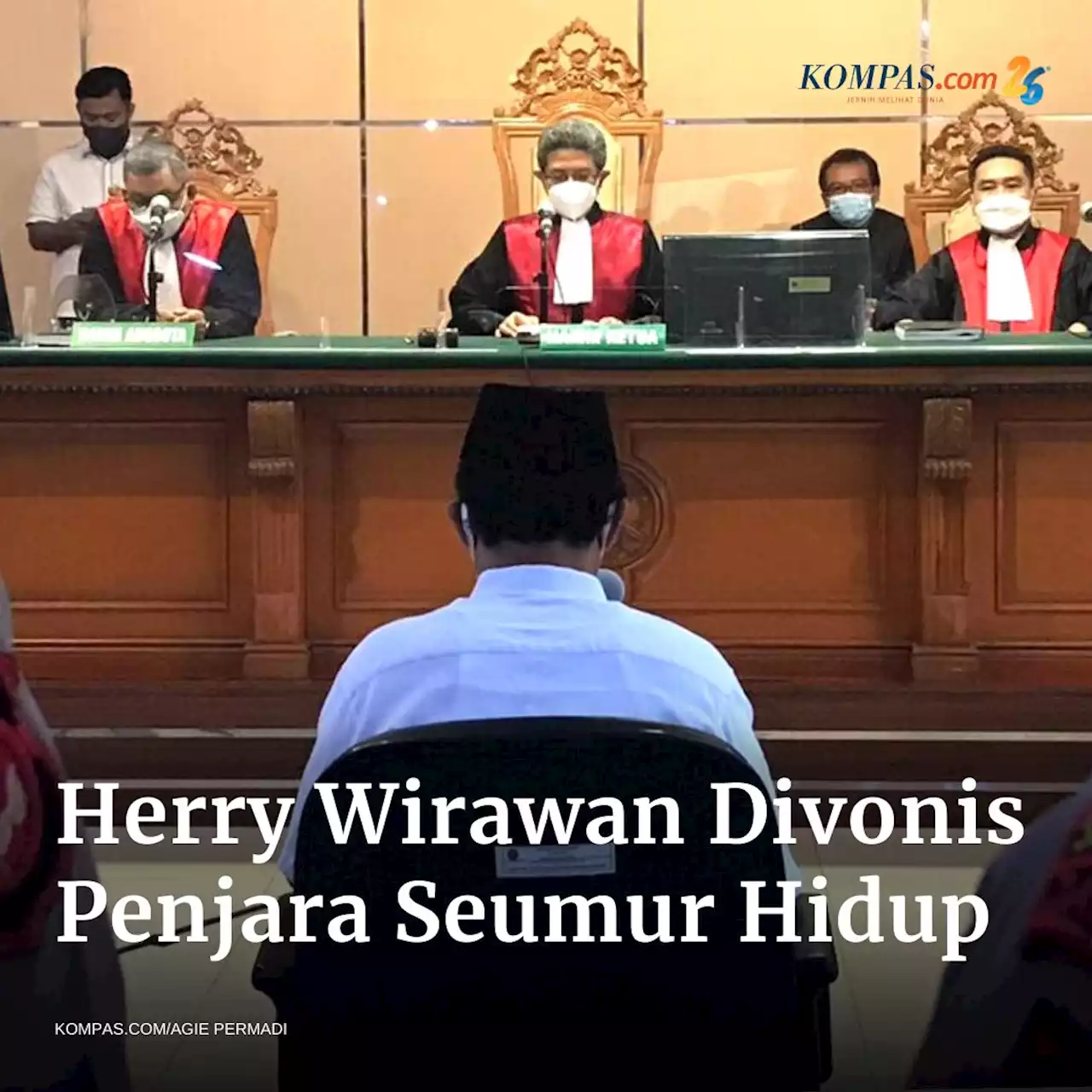 Herry Wirawan, Pemerkosa 13 Santriwati, Divonis Penjara Seumur Hidup