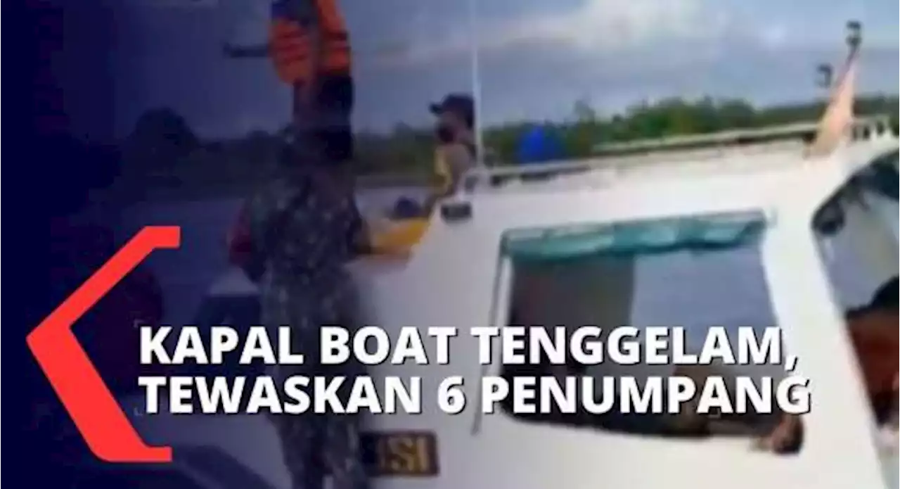 Diduga Kelebihan Muatan, Kapal Boat Yang Mengangkut 13 Pekerja Tenggelam di Sungai Kampar