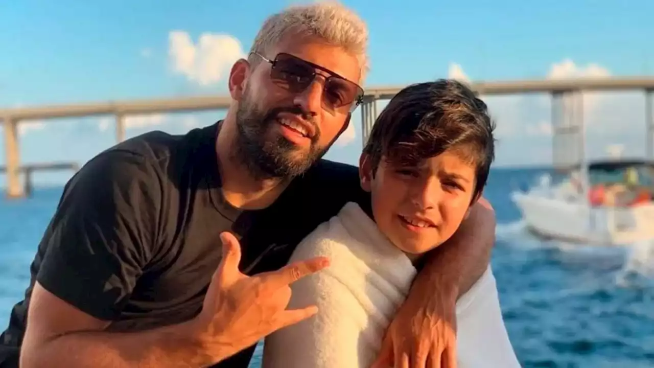 El reto del Kun Agüero a su hijo Benjamín que se volvió viral