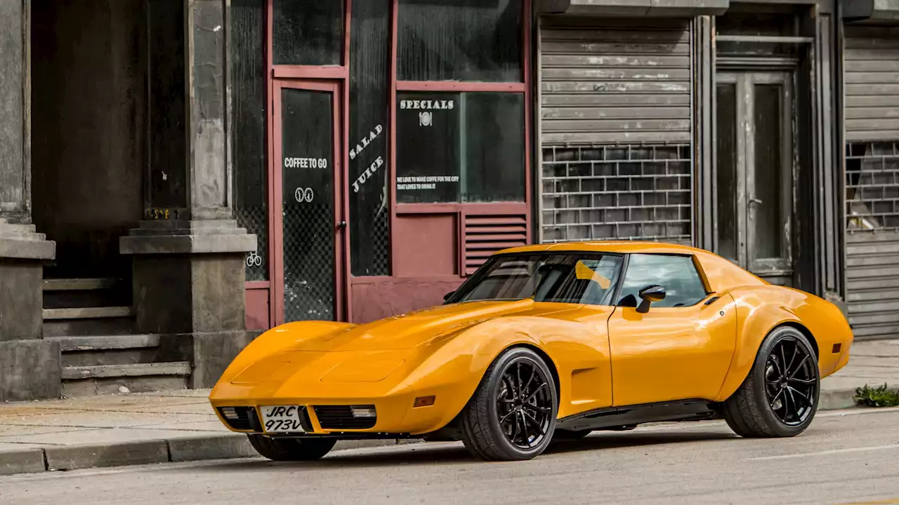 This restomod 1976 Chevrolet Corvette uses C5 and C6 hardware, and it's for sale