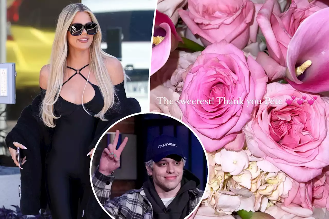 Pete Davidson sends flowers to Khloé Kardashian for Valentine’s Day