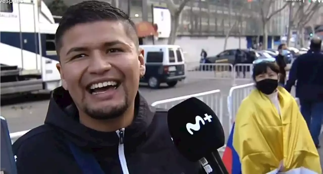 [Video] “Estoy soltero, pero en Europa”: colombiano negó a su pareja en TV española - Pulzo