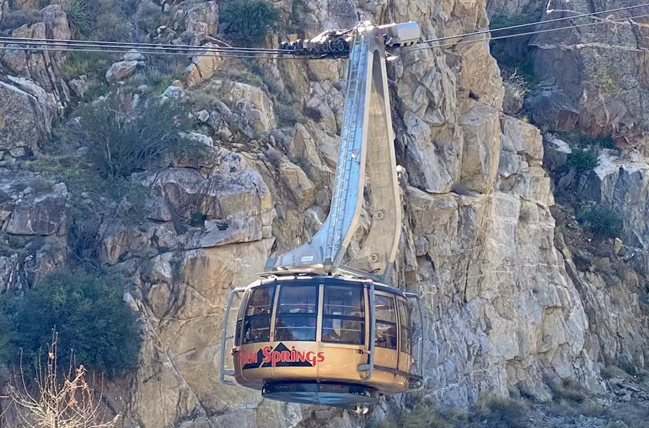 Man rescued after tumbling off the top of California tramway