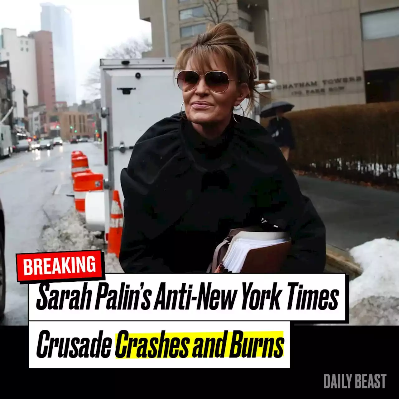 Sarah Palin’s Anti-New York Times Crusade Crashes and Burns