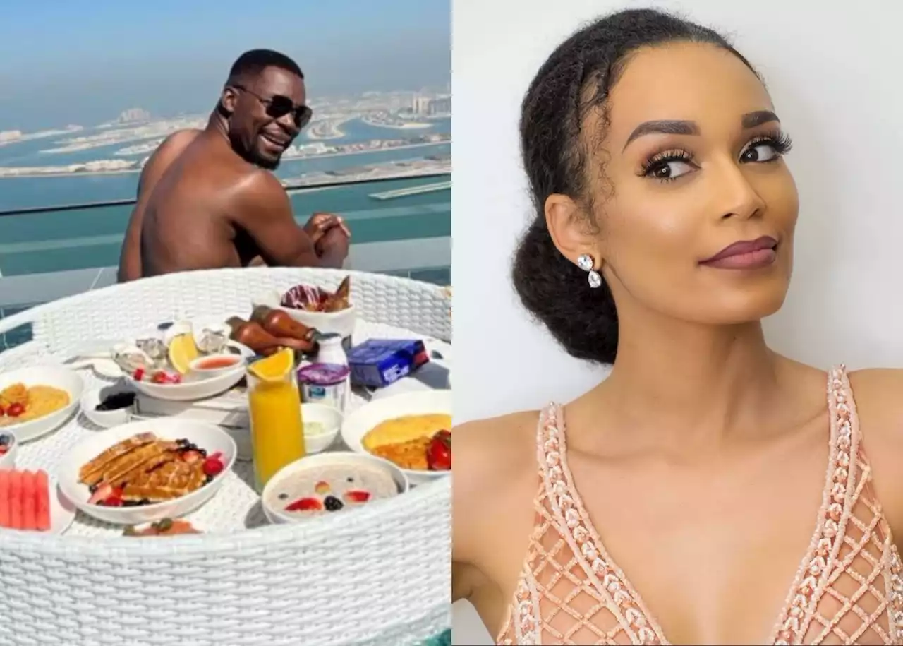 Did Pearl Thusi snub Mr Smeg to canoodle Gabriel Temudzane in Dubai?