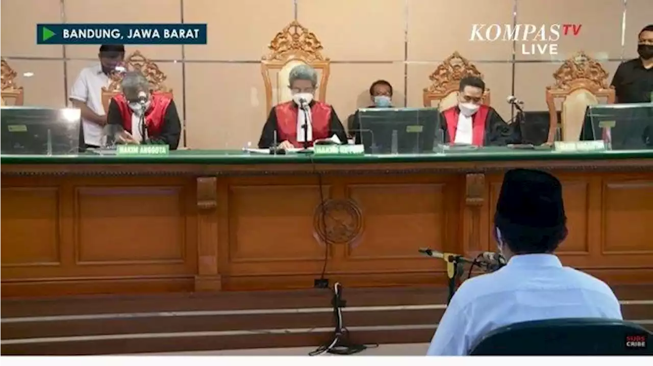 BREAKING NEWS: Herry Wirawan Dijatuhi Vonis Hukuman Penjara Seumur Hidup - Tribunnews.com