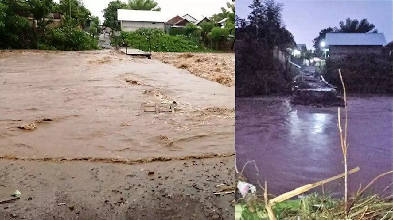 Kronologi Banjir Bandang Sumbawa, Rendam Rumah Warga hingga Putusnya Jembatan Cinta - Tribunlombok.com