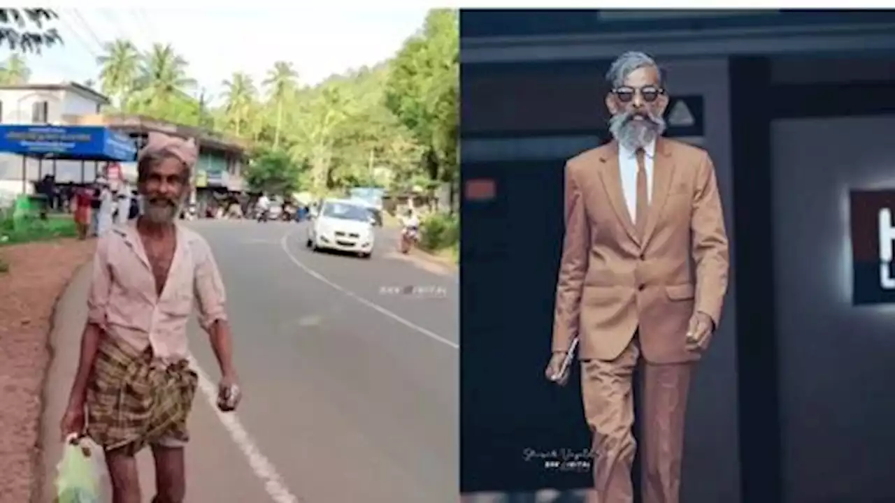 Sixty-year-old day labourer in India becomes model