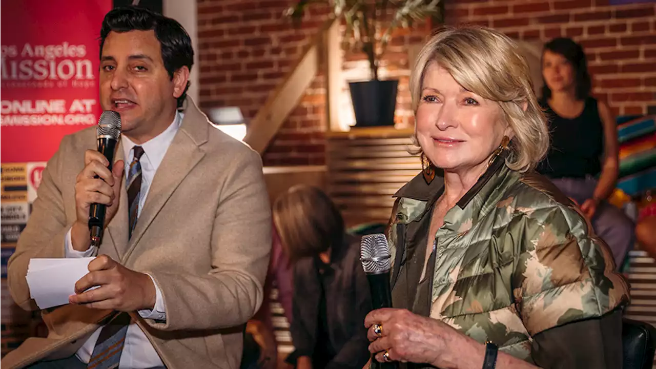 Martha Stewart Helped Fight Hunger While She Was in L.A. for the Super Bowl