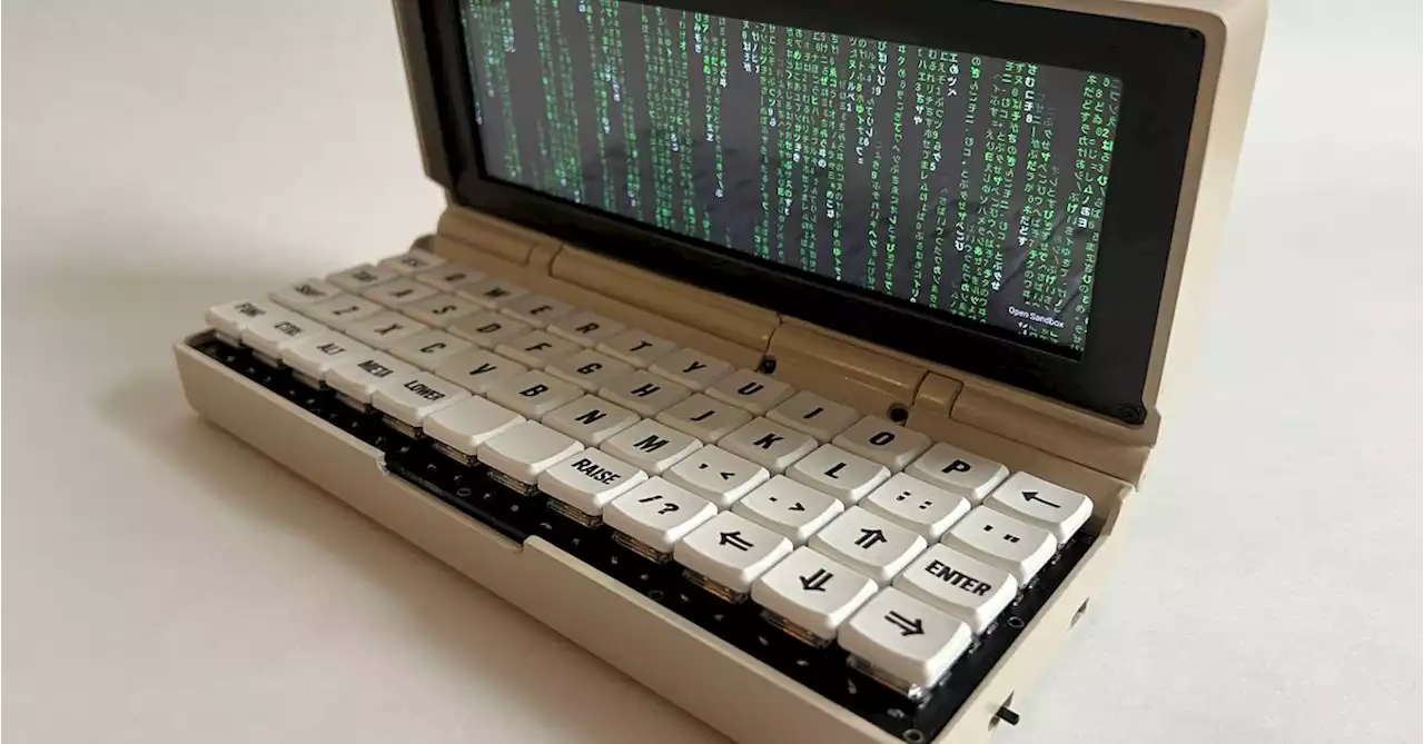 This DIY ultracompact computer has a mechanical keyboard