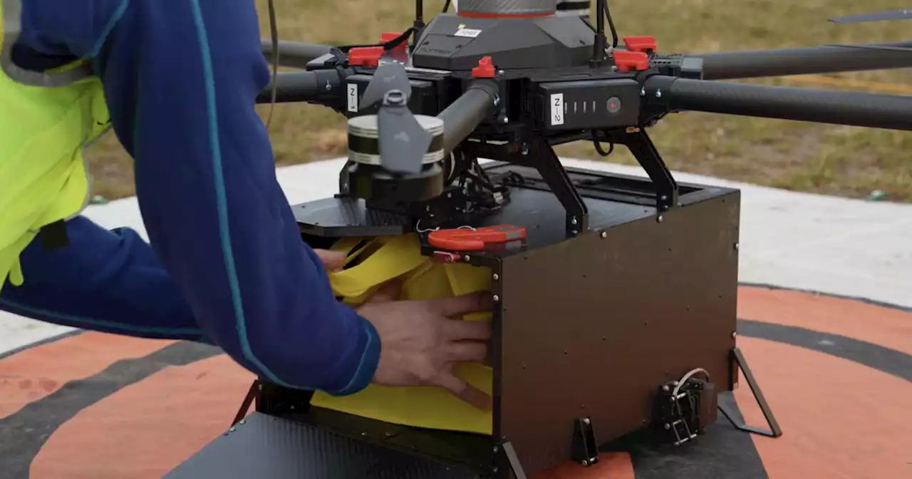 Your next food delivery order could be dropped straight into your yard via drone