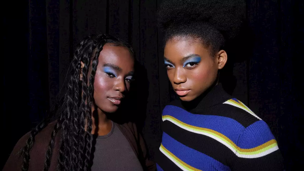 Blue Eye Shadow Is Dominating New York Fashion Week