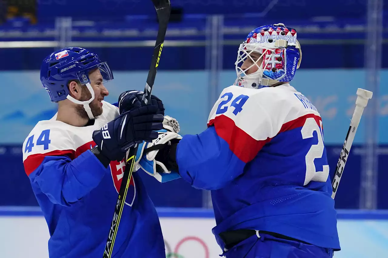 US to face Slovakia in Olympic men's hockey quarterfinals