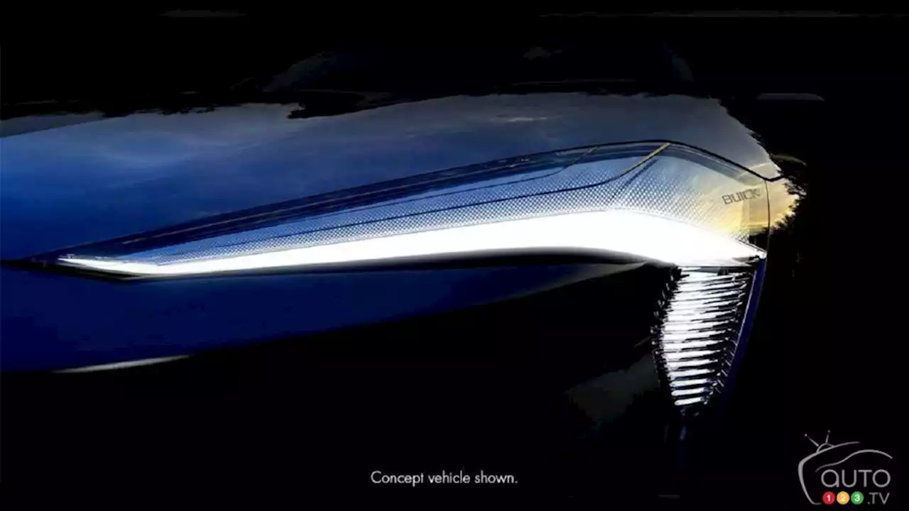 First teaser image of Buick electric crossover concept | Car News | Auto123