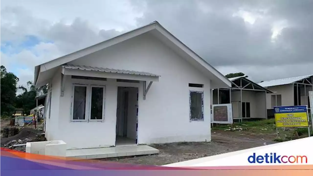 1.110 Rumah Dibangun untuk Korban Erupsi Semeru, Rampung April 2022