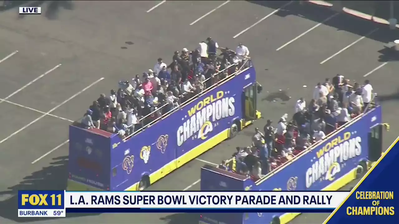 Rams House: LA celebrates Super Bowl LVI victory with parade