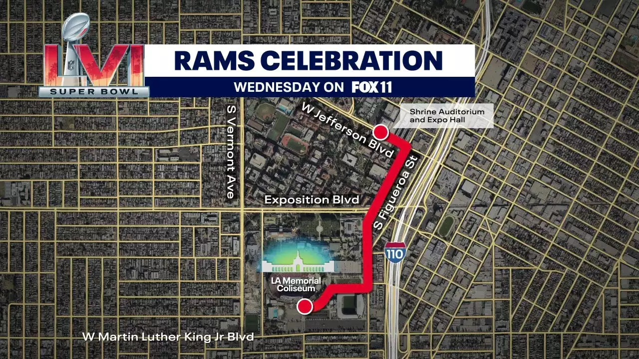 Rams' Super Bowl Championship parade date, time, route plan released