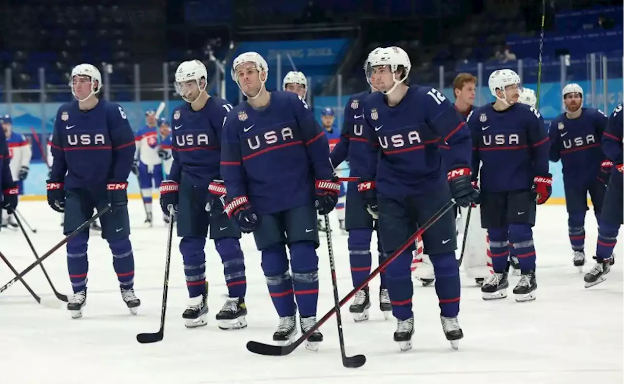 Team USA men's hockey is knocked out of Olympics by Slovakia in a penalty shootout