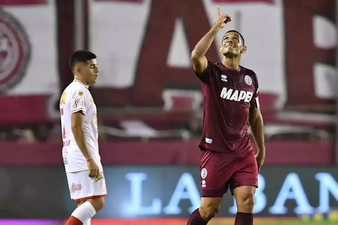 Todo al 9: Lanús se recuperó rápido y con gritos de Sand y López, sus goleadores, noqueó a Barracas Central