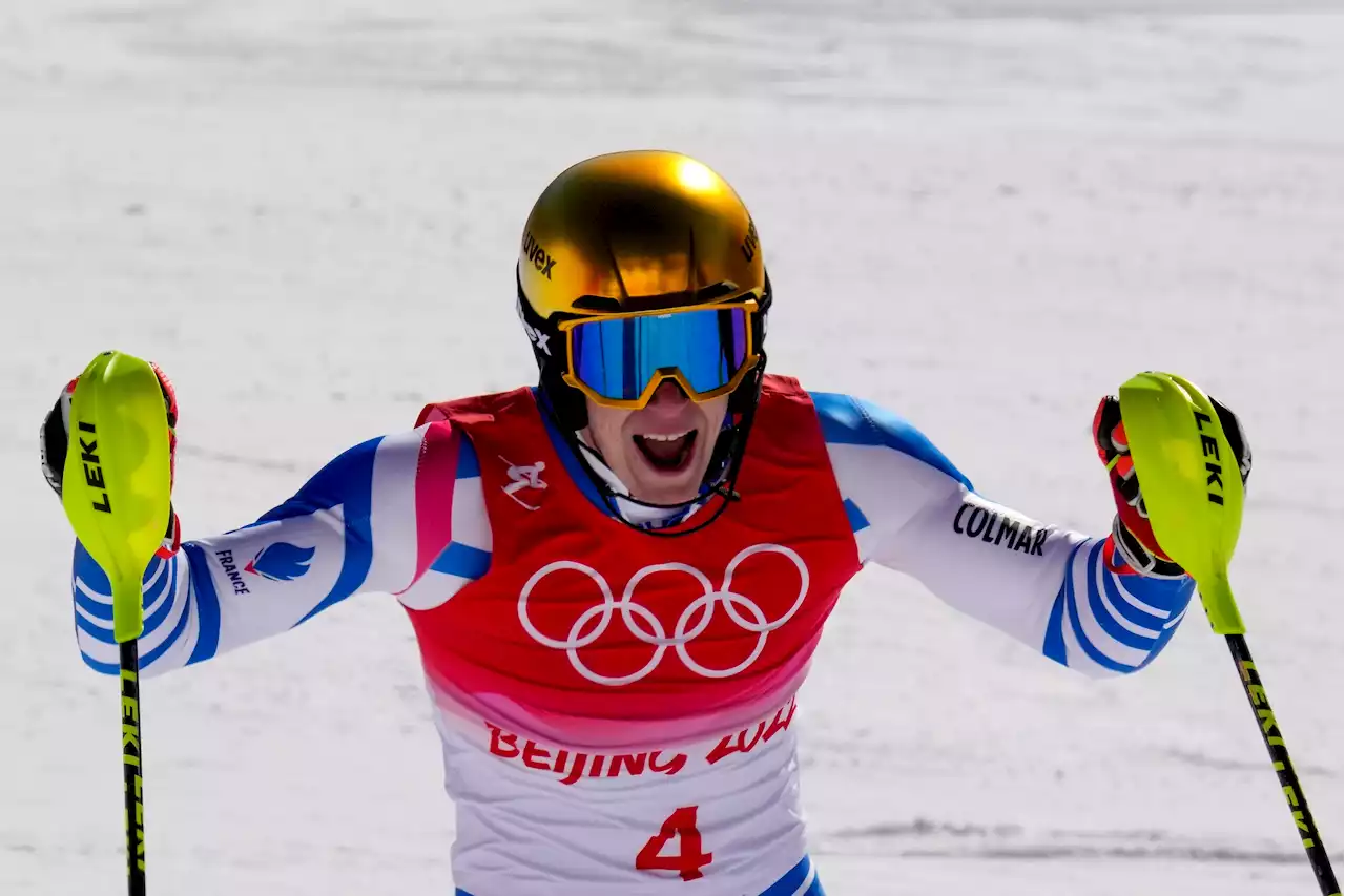 Clement Noel Wins Gold for France in Men's Slalom