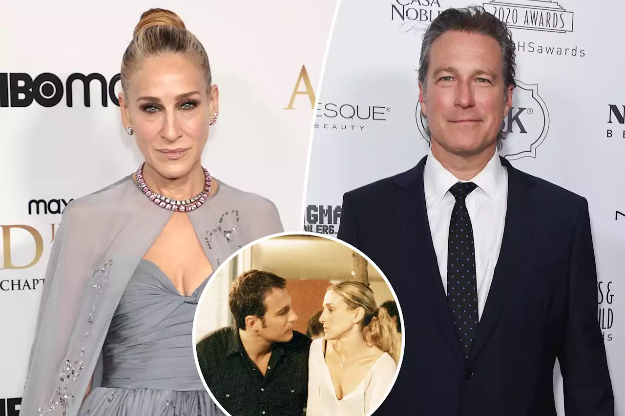 Sarah Jessica Parker reacts to John Corbett lying about ‘AJLT’ role