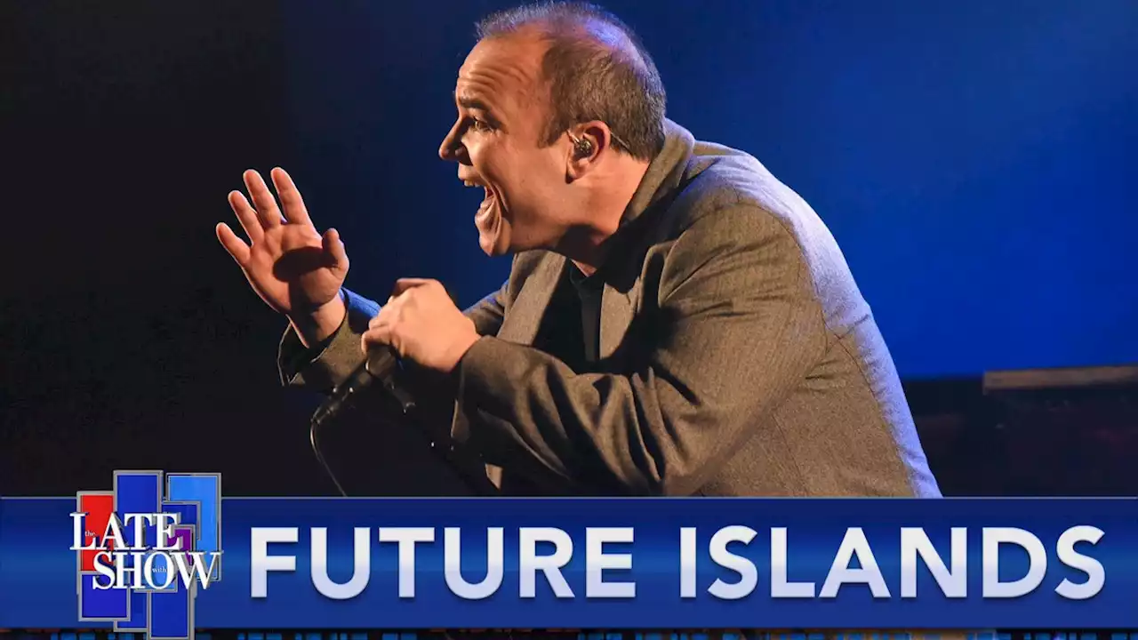 Future Islands Perform New Song 'King of Sweden' on 'Colbert'