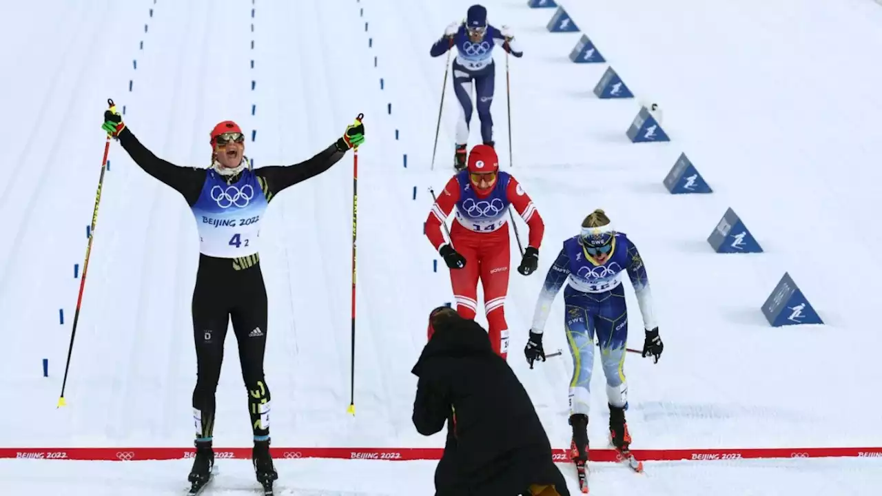 Olympia: Deutsches Langlaufduo gewinnt Gold im Teamsprint