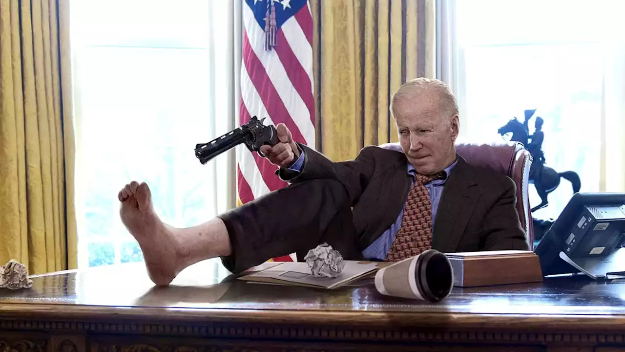 Biden Shoots Self In Foot In Hopes Of Getting Discharged From Presidency