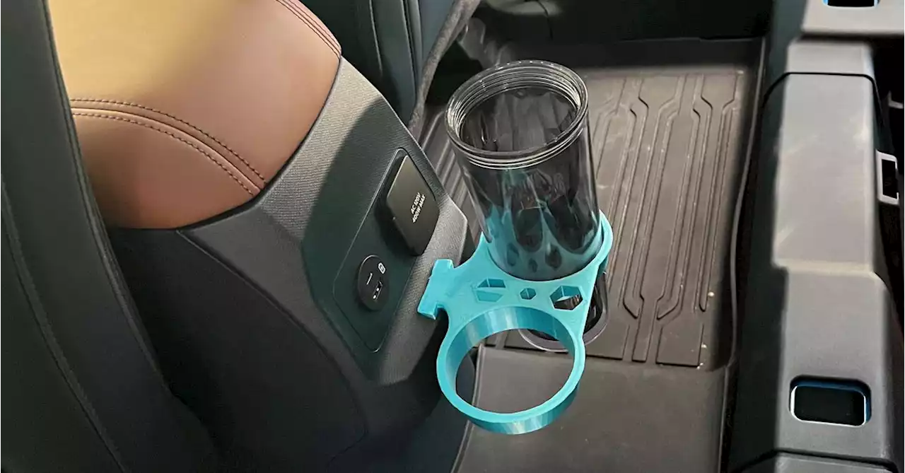 Ford will let you 3D-print your own cupholders for the Maverick truck