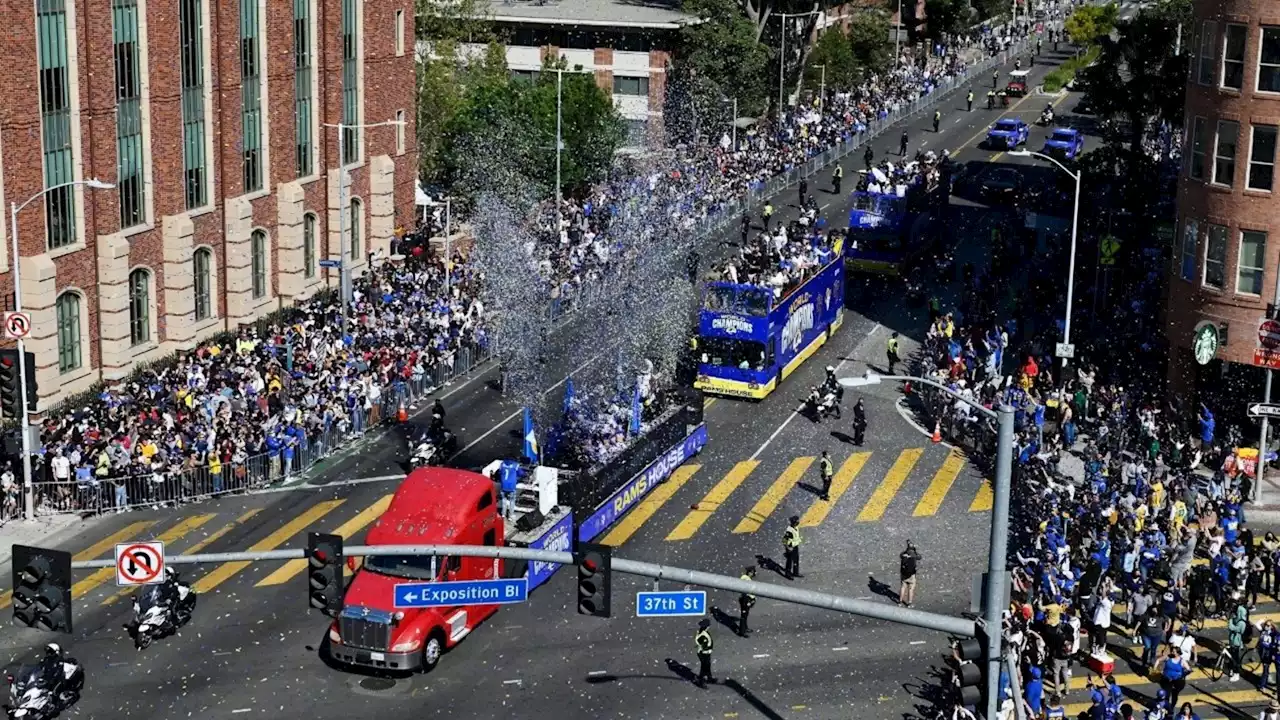 Rams celebrate Super Bowl victory with parade in Los Angeles