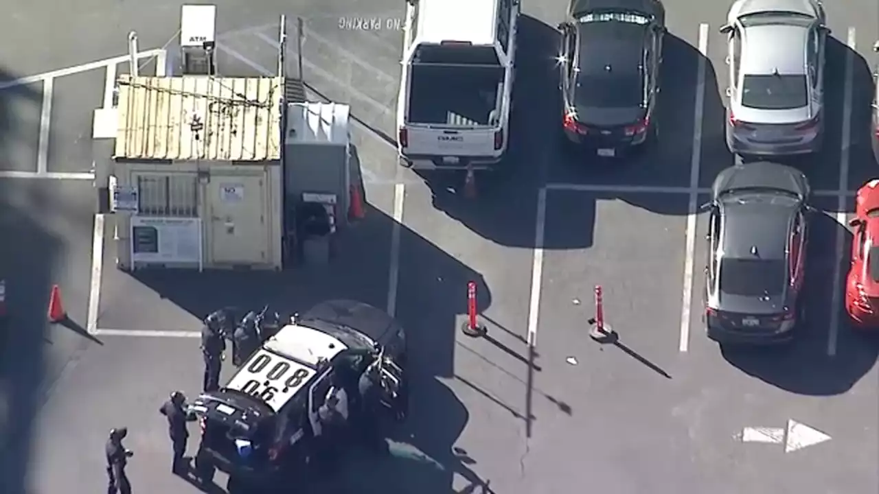 School lockdown lifted after LAPD responds to possibly armed man barricaded in truck in Hollywood