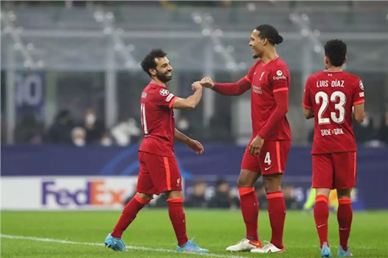 شاهد تصرف غريب من فان دايك احتفالا بهدف صلاح في الإنتر