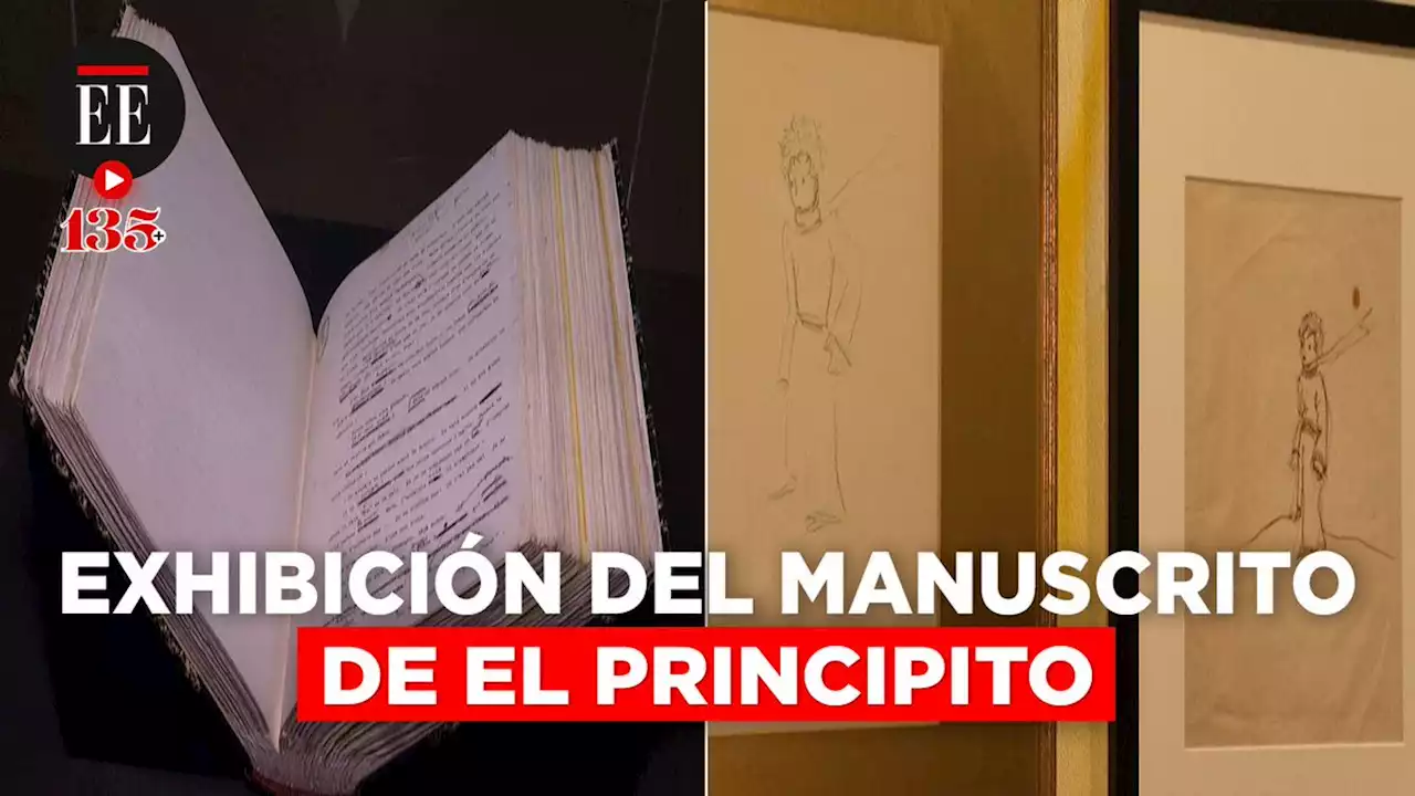 Se exhibe en Francia, por primera vez, el manuscrito de El Principito