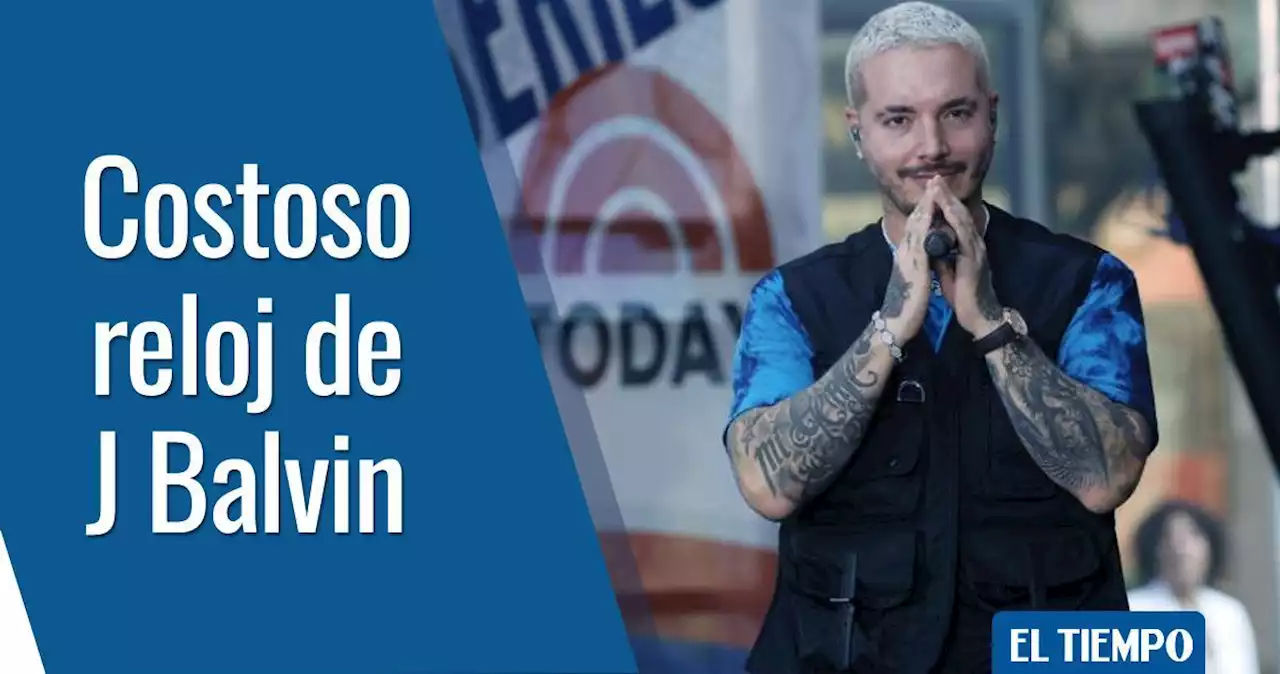 Este es el nuevo reloj de más de 3 millones de dólares de J Balvin