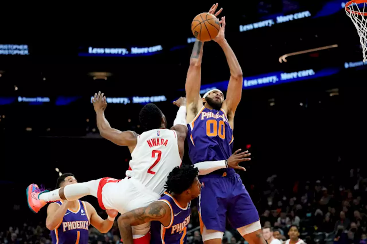 Suns rally without Paul, edging Rockets for 7th straight win