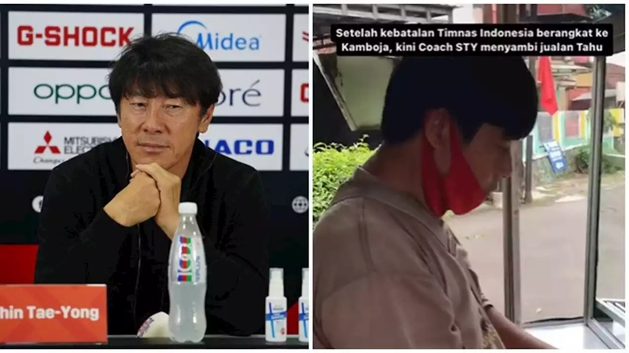 Viral Sosok Penjual Tahu Bulat Disebut Mirip Pelatih Timnas Shin Tae Yong