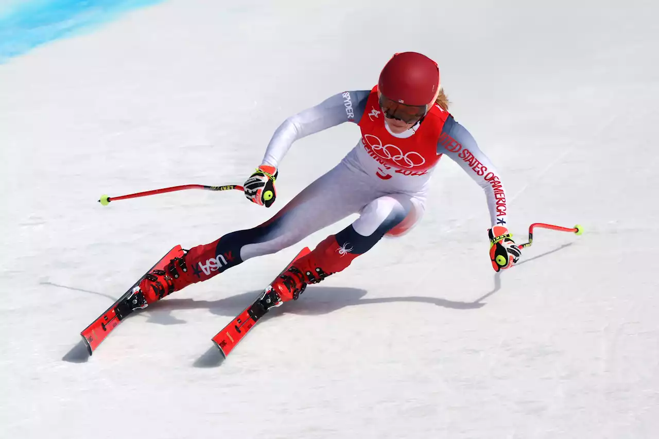 Mikaela Shiffrin, Borrowing Sofia Goggia's Skis, Shows Encouraging Note Italian Left Her