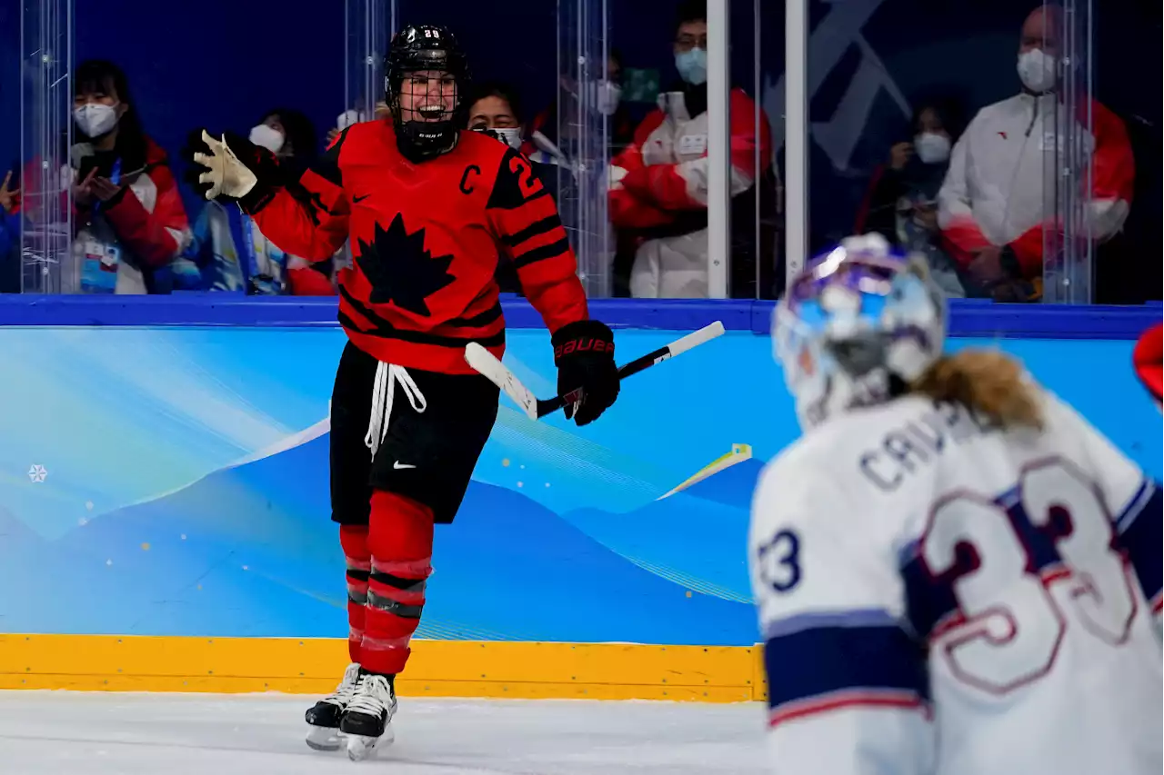 Watch Marie-Philip Poulin Make History in Gold Medal Game Vs. Team USA