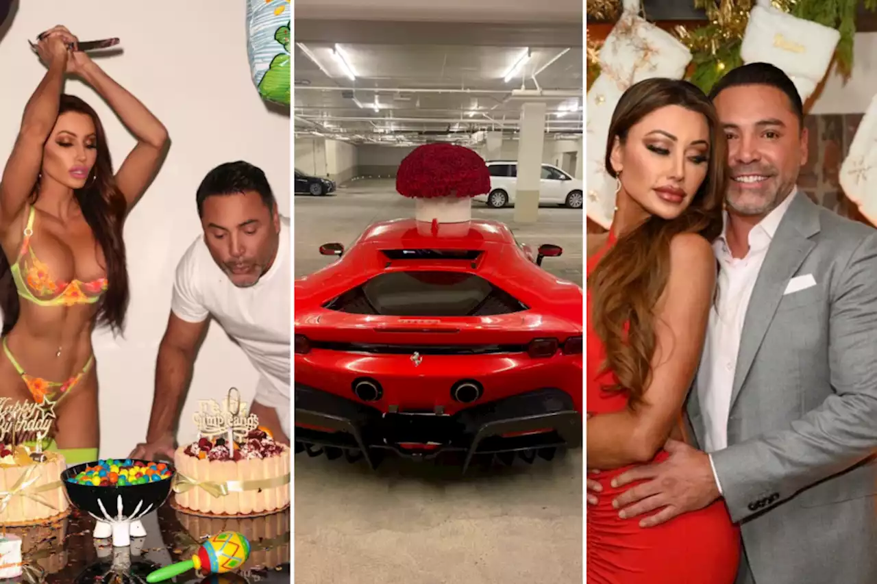 Oscar De La Hoya got Holly Sonders a Ferrari for Valentine’s Day