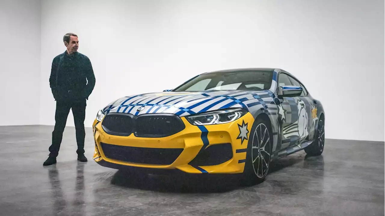 Jeff Koons Turned a BMW M850i xDrive Into Pop Art You Can Drive