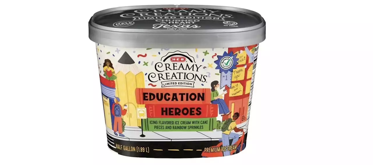 San Antonio-based grocery giant H-E-B releases new ice cream flavor celebrating Texas teachers