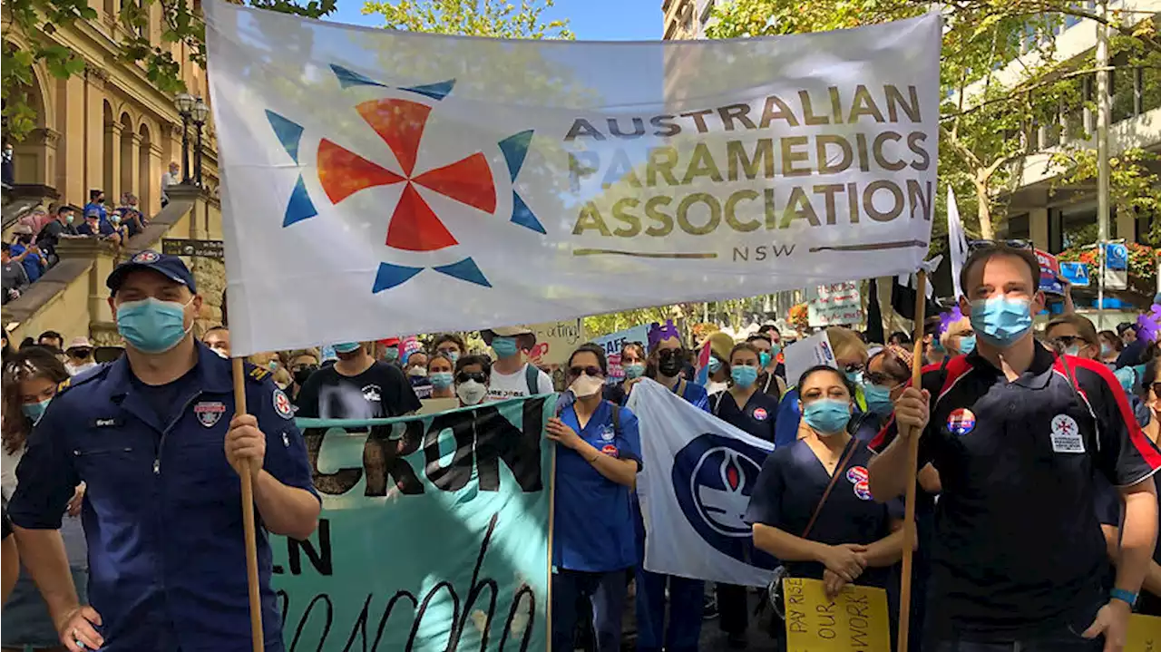 'We've been doing the impossible': NSW paramedics take industrial action