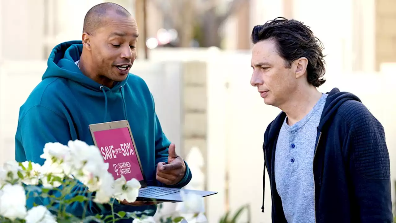 Zach Braff and Donald Faison on Their ‘Scrubs’ Reunion for T-Mobile’s Super Bowl Ad