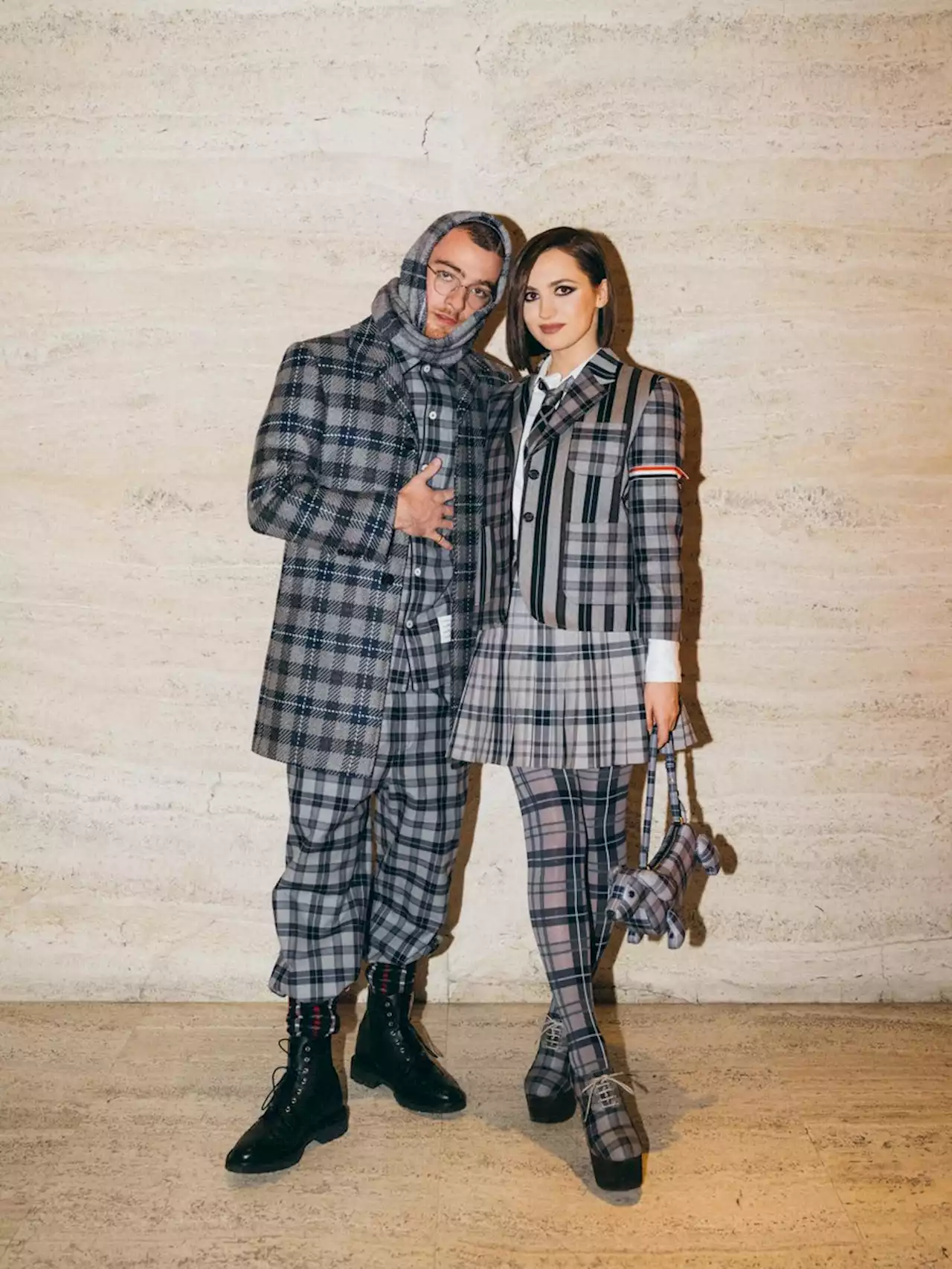 Last Night, NYFW Cool Kids Teased Thom Browne’s Latest Tartans